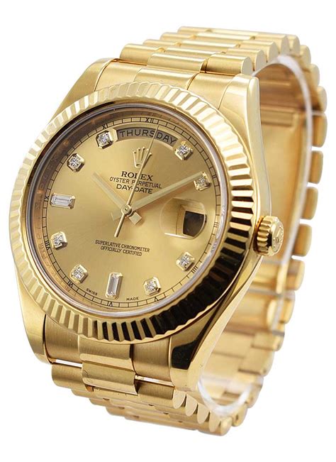 used rolex presidential 41mm yellow gold|rolex presidential gold price.